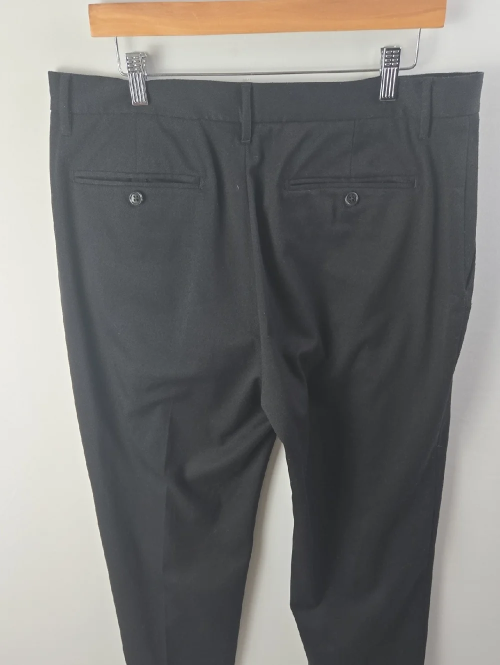 Michael Michael Kors Men's Black Wool Dress Pants Sz 34 X 30 Business Academia